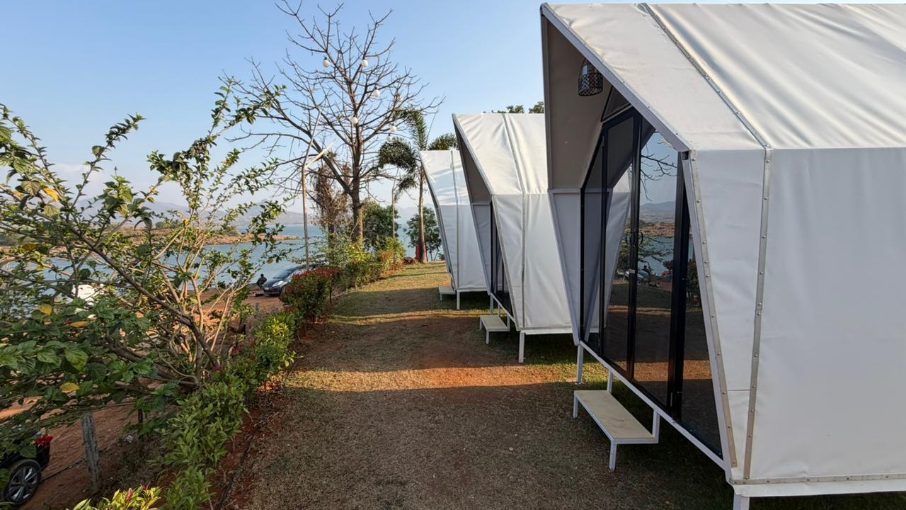 Chillout Pawana Triangular Tent at Pawna Lake