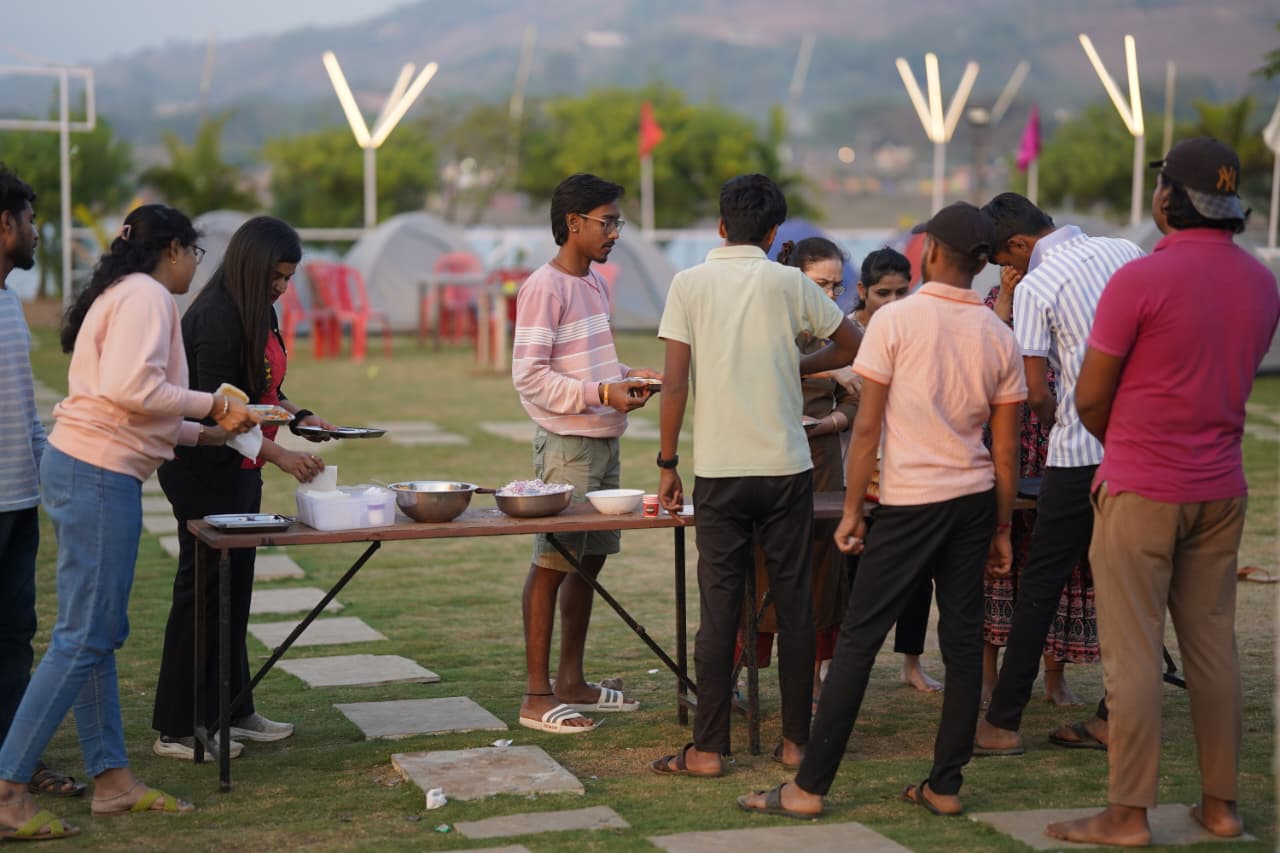 Evening snacks served at Pawna Machi camping
