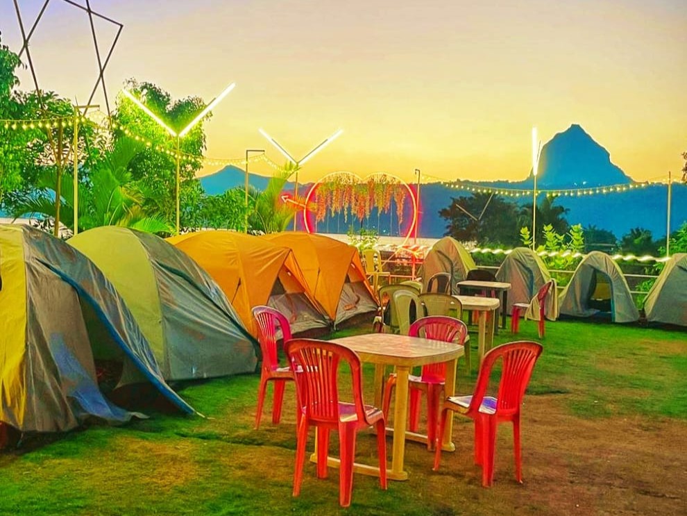 Lakeside camping near Mumbai at Pawna Lake